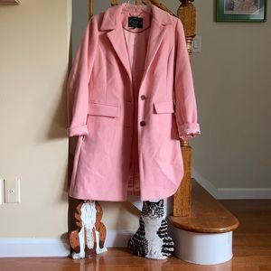 1 Madison pink wool coat 💕